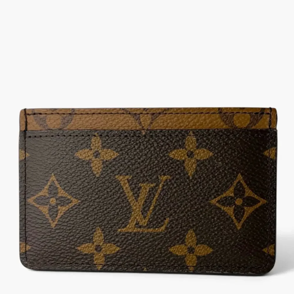 Reverse Monogram Card Holder